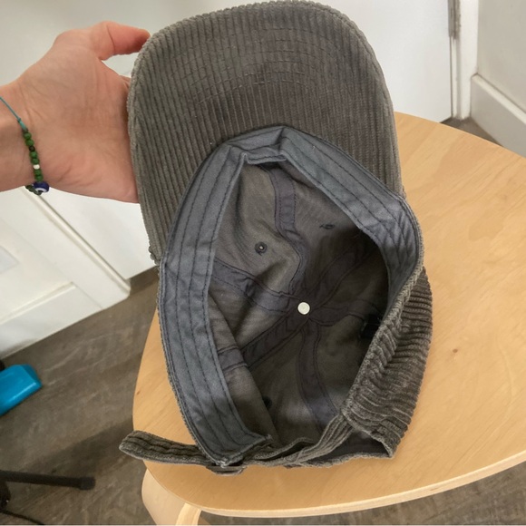 Urban Outfitters Light Gray Corduroy Hat Baseball Cap - Picture 7 of 7